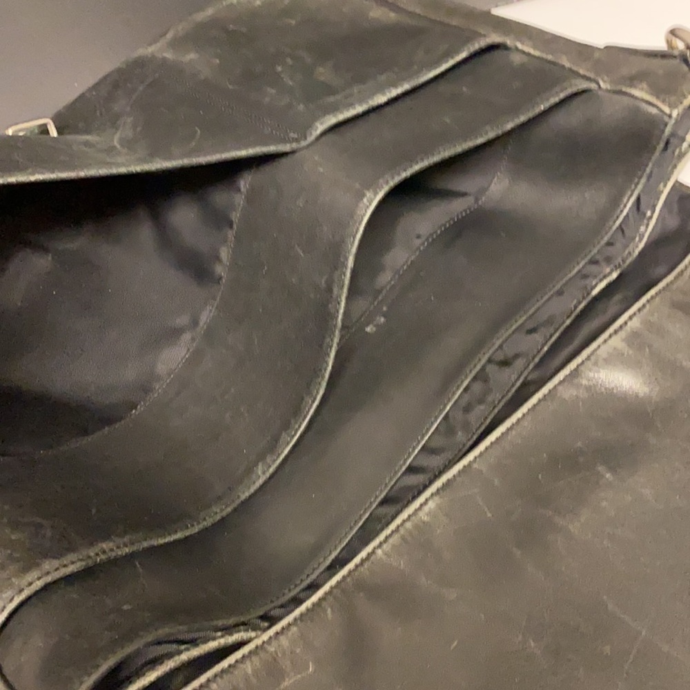 Coach Leather Computer Bag Flapped Shoulder Bag - Picture 12 of 17